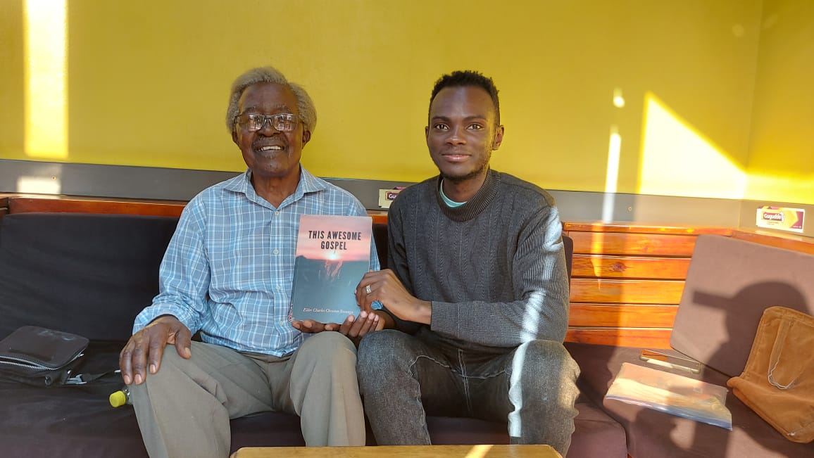 OJ Gideon with Elder Sessanga